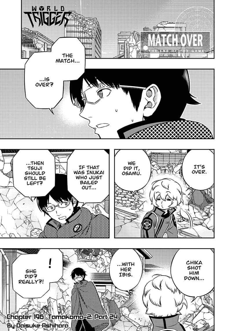 World Trigger chapter 196 page 1