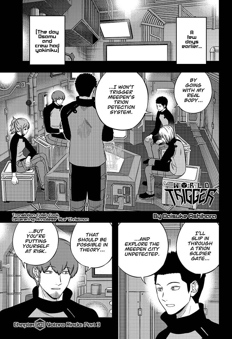 World Trigger chapter 201 page 1