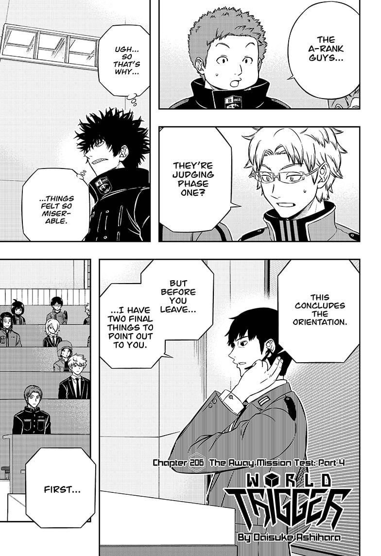 World Trigger chapter 206 page 1