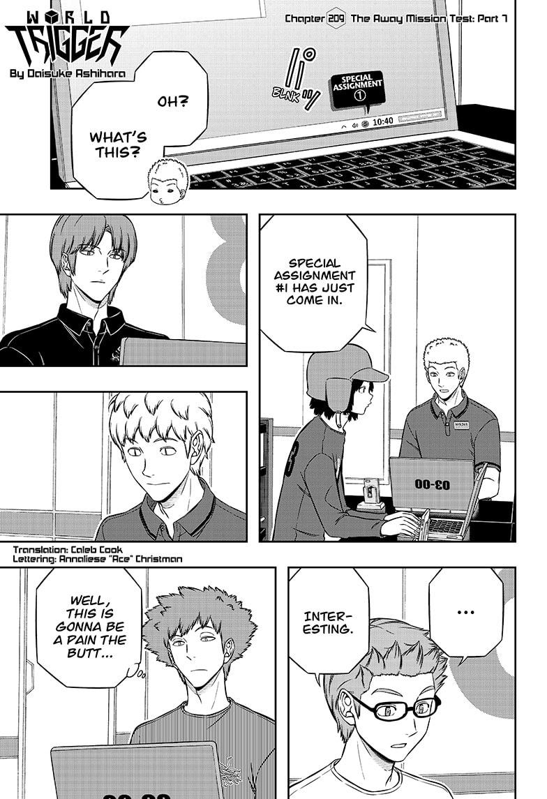 World Trigger chapter 209 page 1