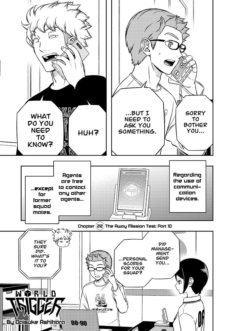 World Trigger chapter 212 page 1