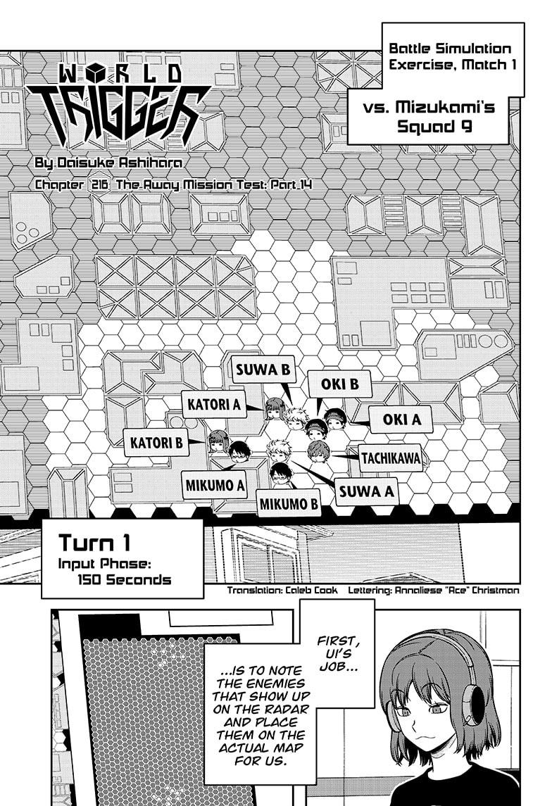 World Trigger chapter 216 page 1