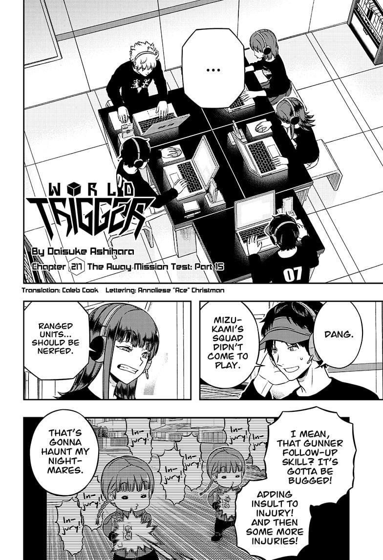 World Trigger chapter 217 page 2