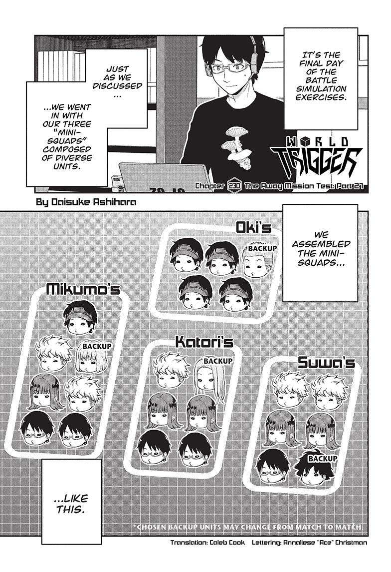 World Trigger chapter 230 page 1