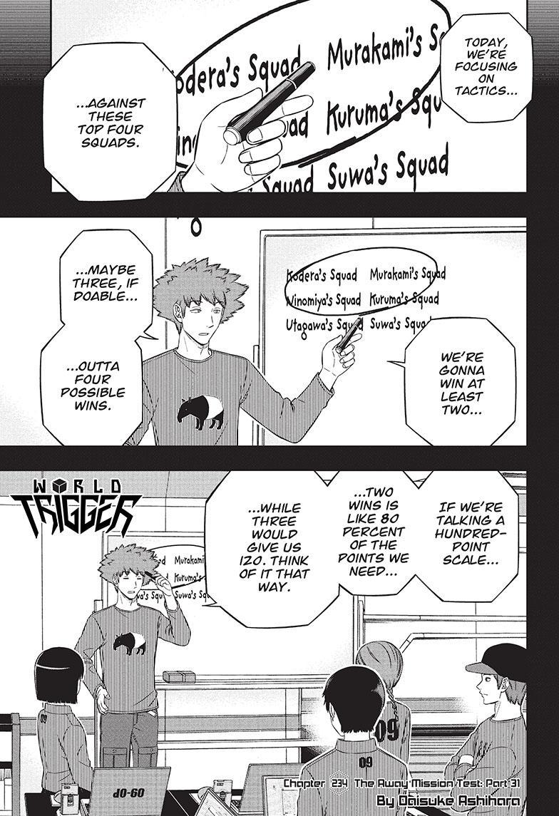World Trigger chapter 234 page 1