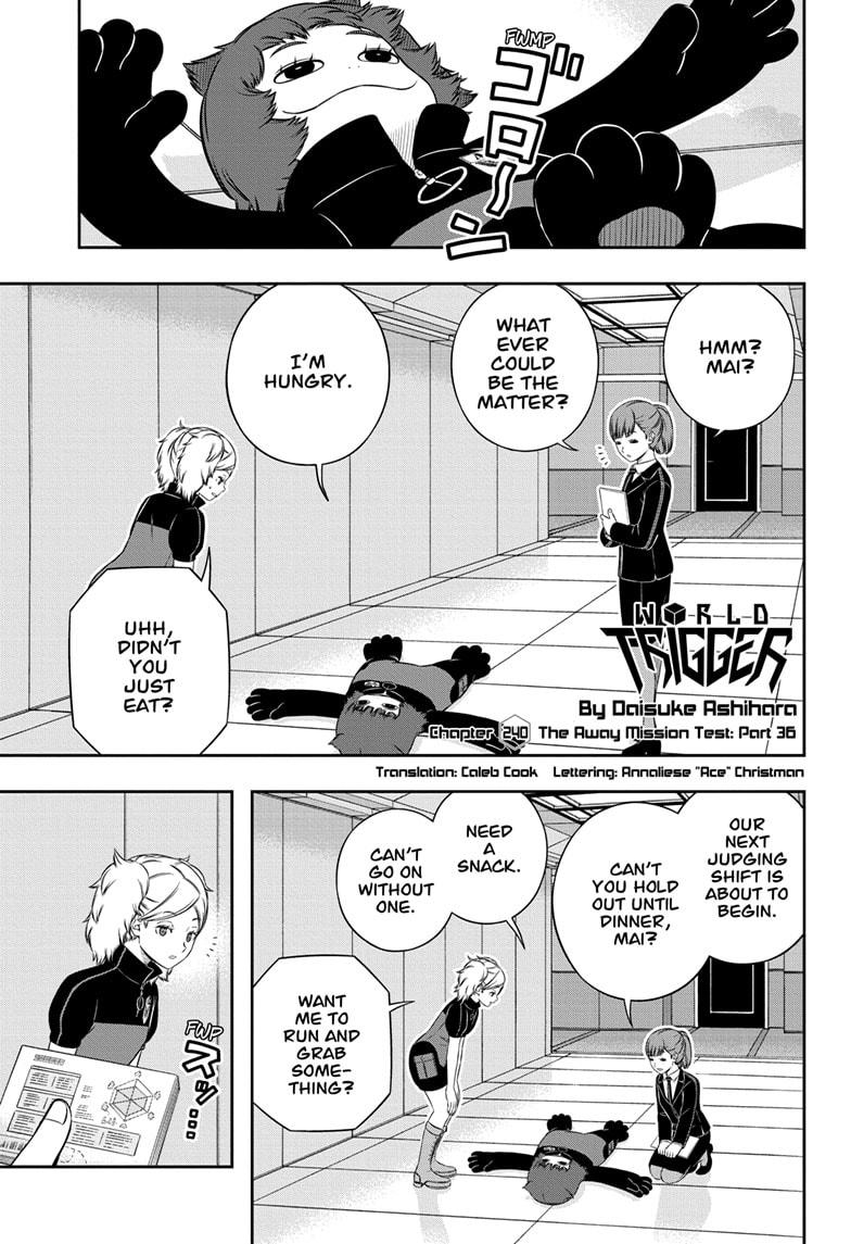 World Trigger chapter 240 page 1