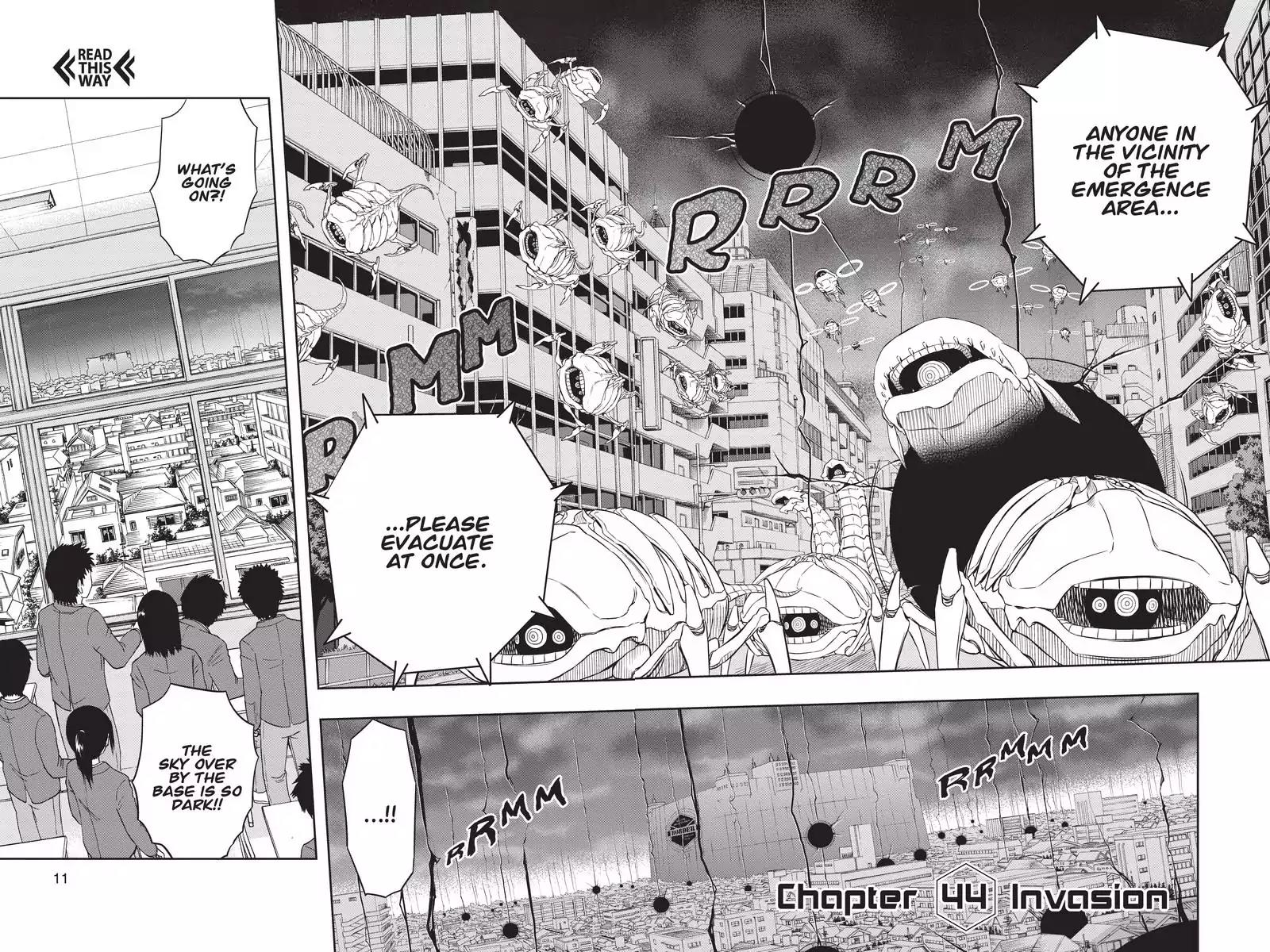 World Trigger chapter 44 page 9