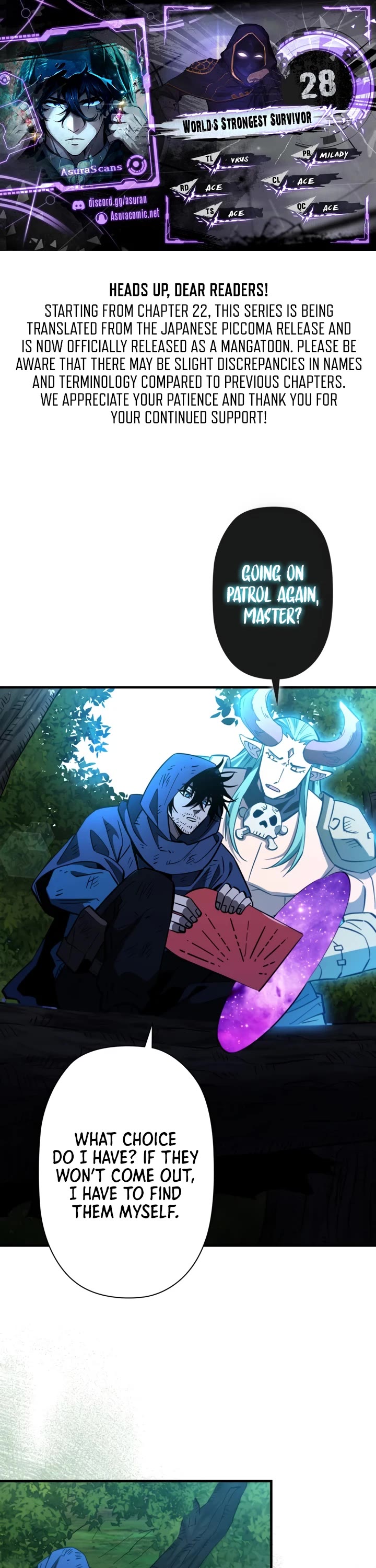 World's Strongest Survivor chapter 28 page 1