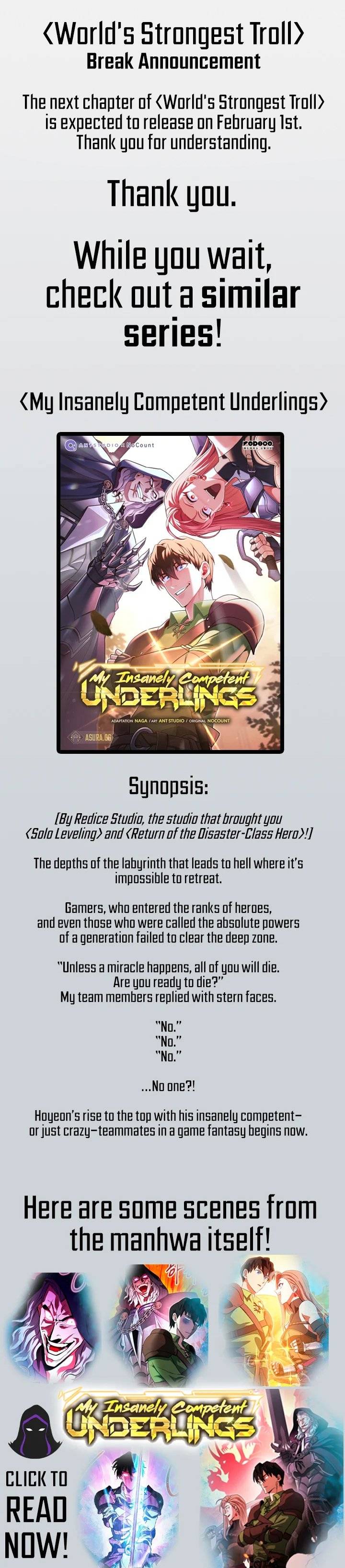 World’s Strongest Troll chapter 18.5 page 1