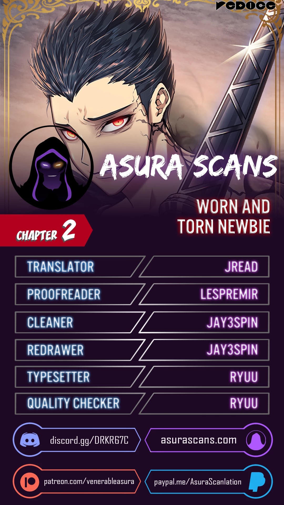 Worn and Torn Newbie chapter 2 page 1