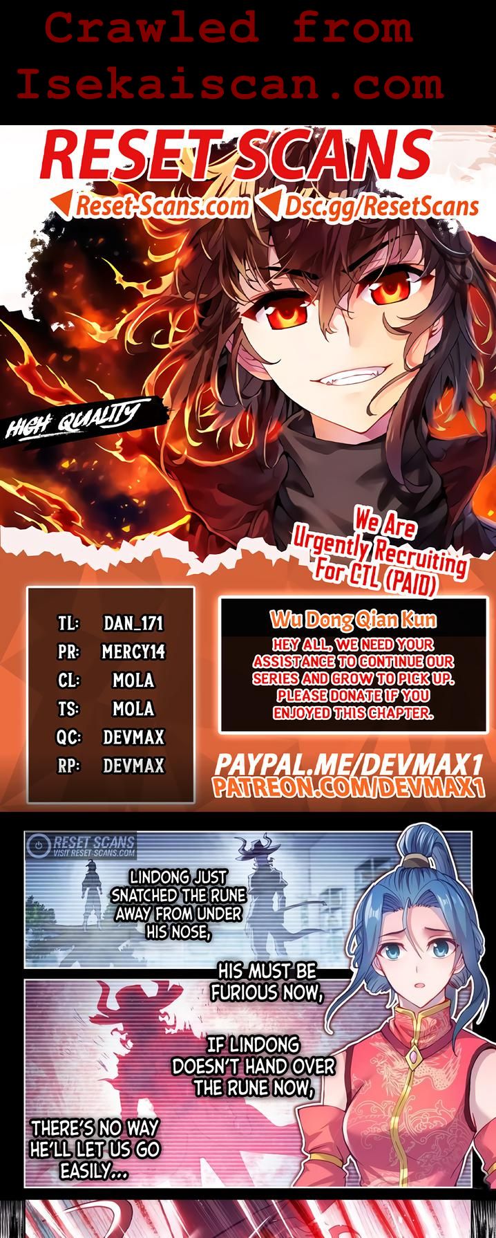 Wu Dong Qian Kun chapter 142 page 1