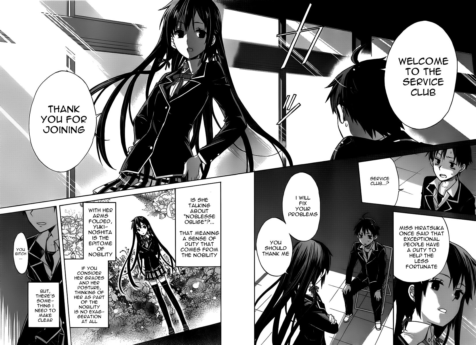 Yahari Ore no Seishun Love Come wa Machigatteiru. chapter 1 page 27