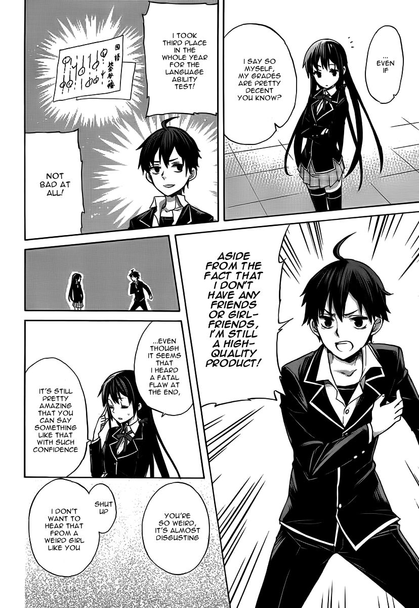 Yahari Ore no Seishun Love Come wa Machigatteiru. chapter 1 page 28