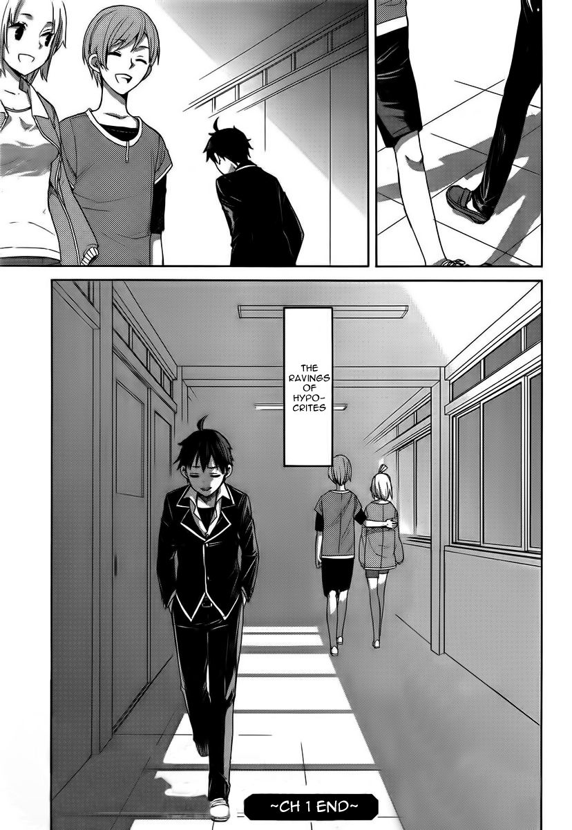 Yahari Ore no Seishun Love Come wa Machigatteiru. chapter 1 page 49