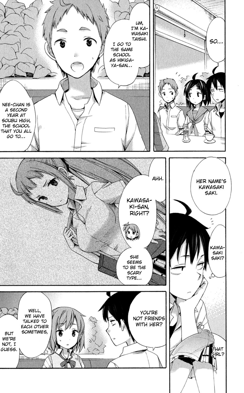 Yahari Ore no Seishun Love Come wa Machigatteiru. chapter 10 page 14