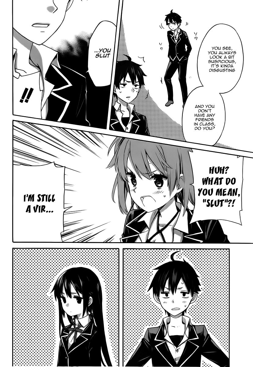 Yahari Ore no Seishun Love Come wa Machigatteiru. chapter 2 page 14