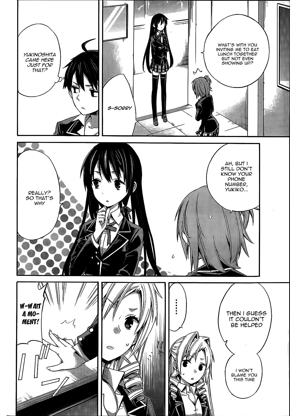 Yahari Ore no Seishun Love Come wa Machigatteiru. chapter 3 page 11