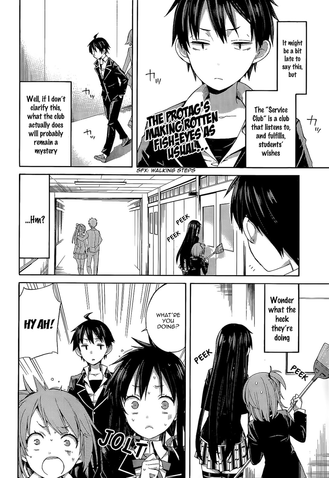 Yahari Ore no Seishun Love Come wa Machigatteiru. chapter 4 page 2