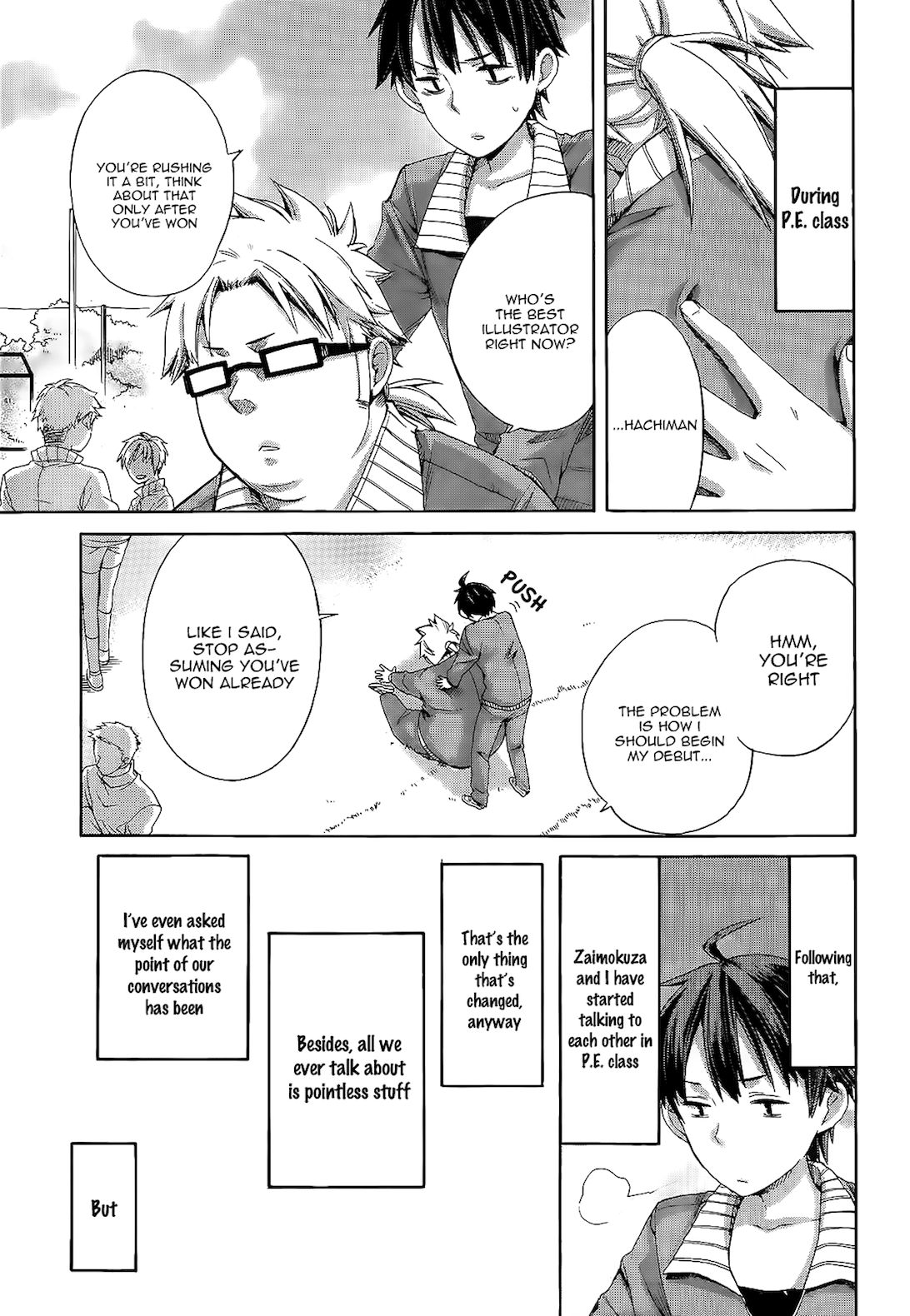 Yahari Ore no Seishun Love Come wa Machigatteiru. chapter 4 page 32