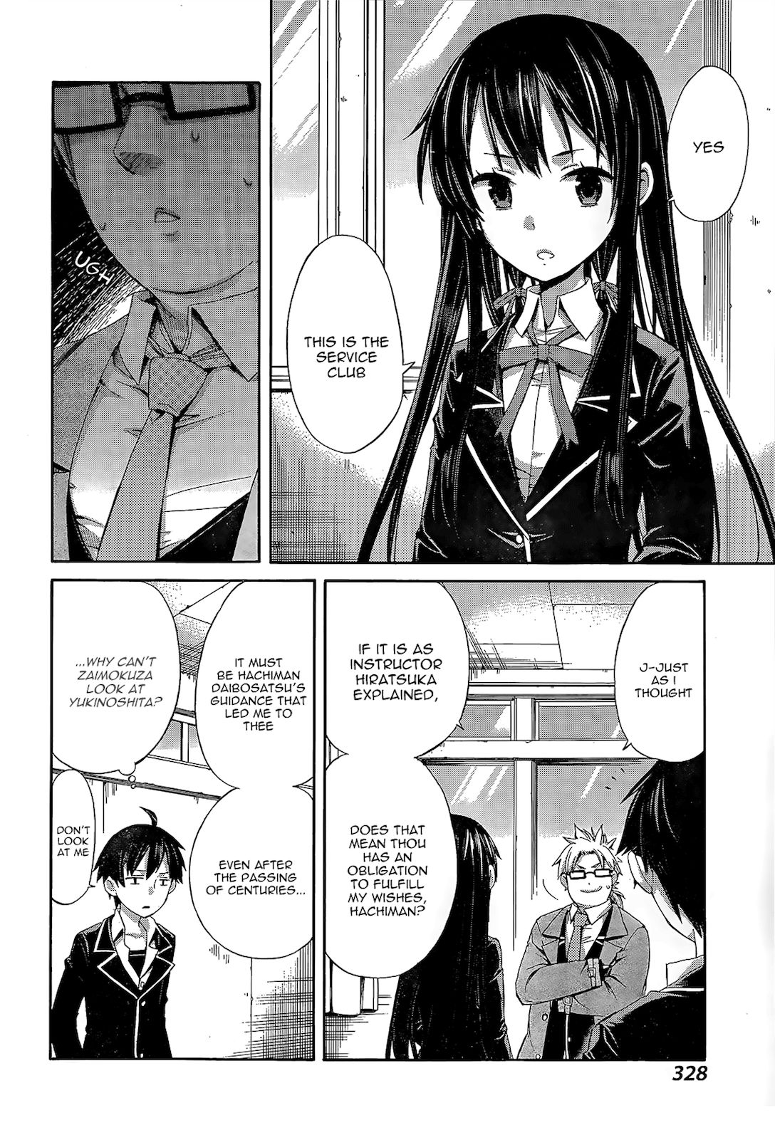 Yahari Ore no Seishun Love Come wa Machigatteiru. chapter 4 page 9