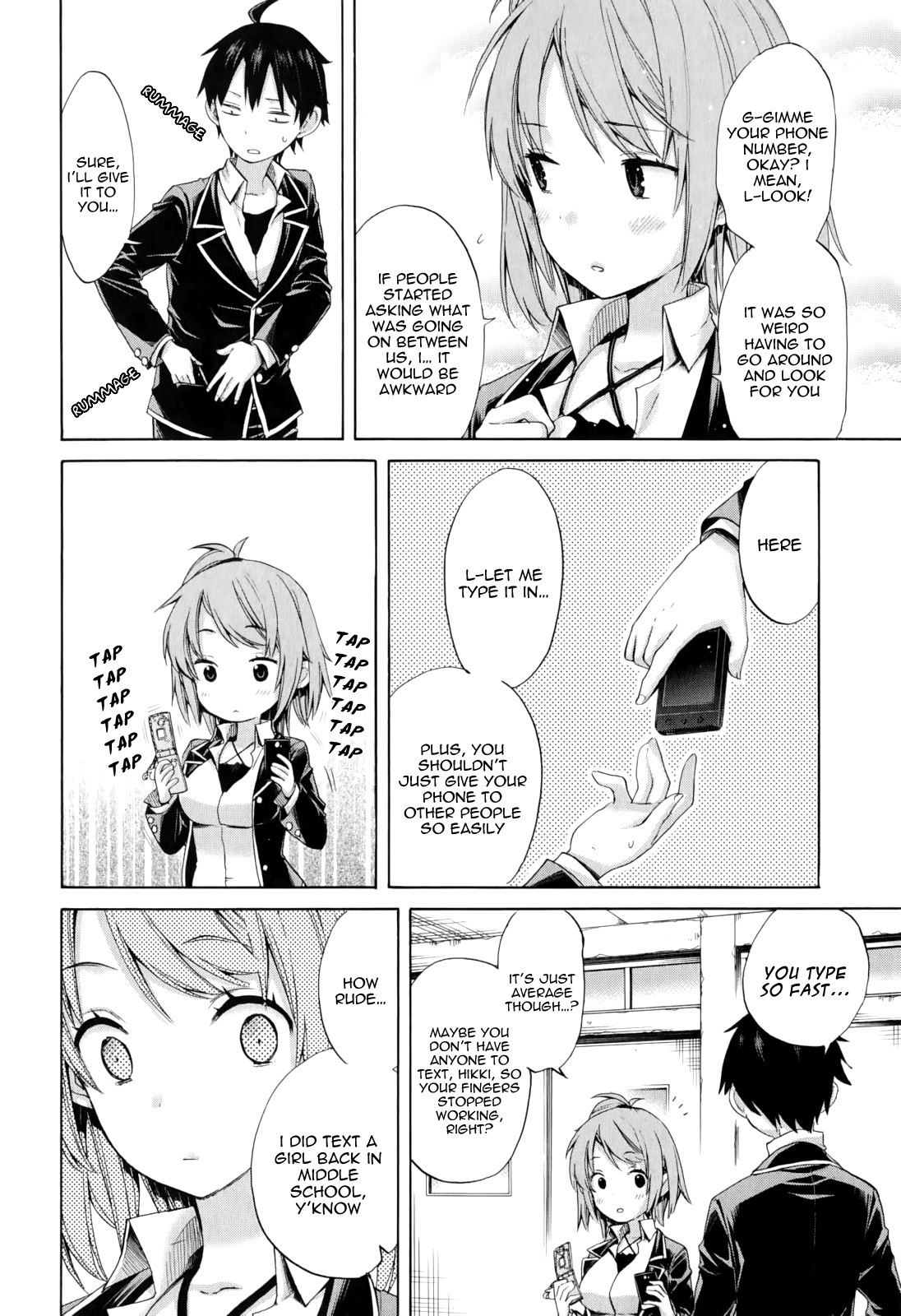 Yahari Ore no Seishun Love Come wa Machigatteiru. chapter 8 page 13