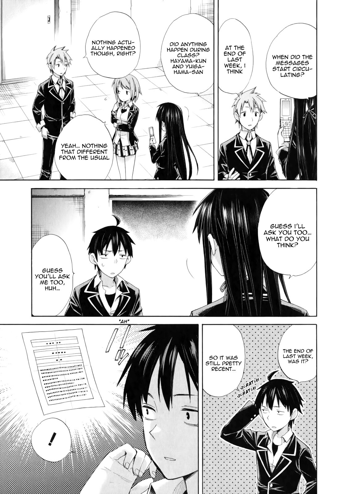 Yahari Ore no Seishun Love Come wa Machigatteiru. chapter 8 page 24