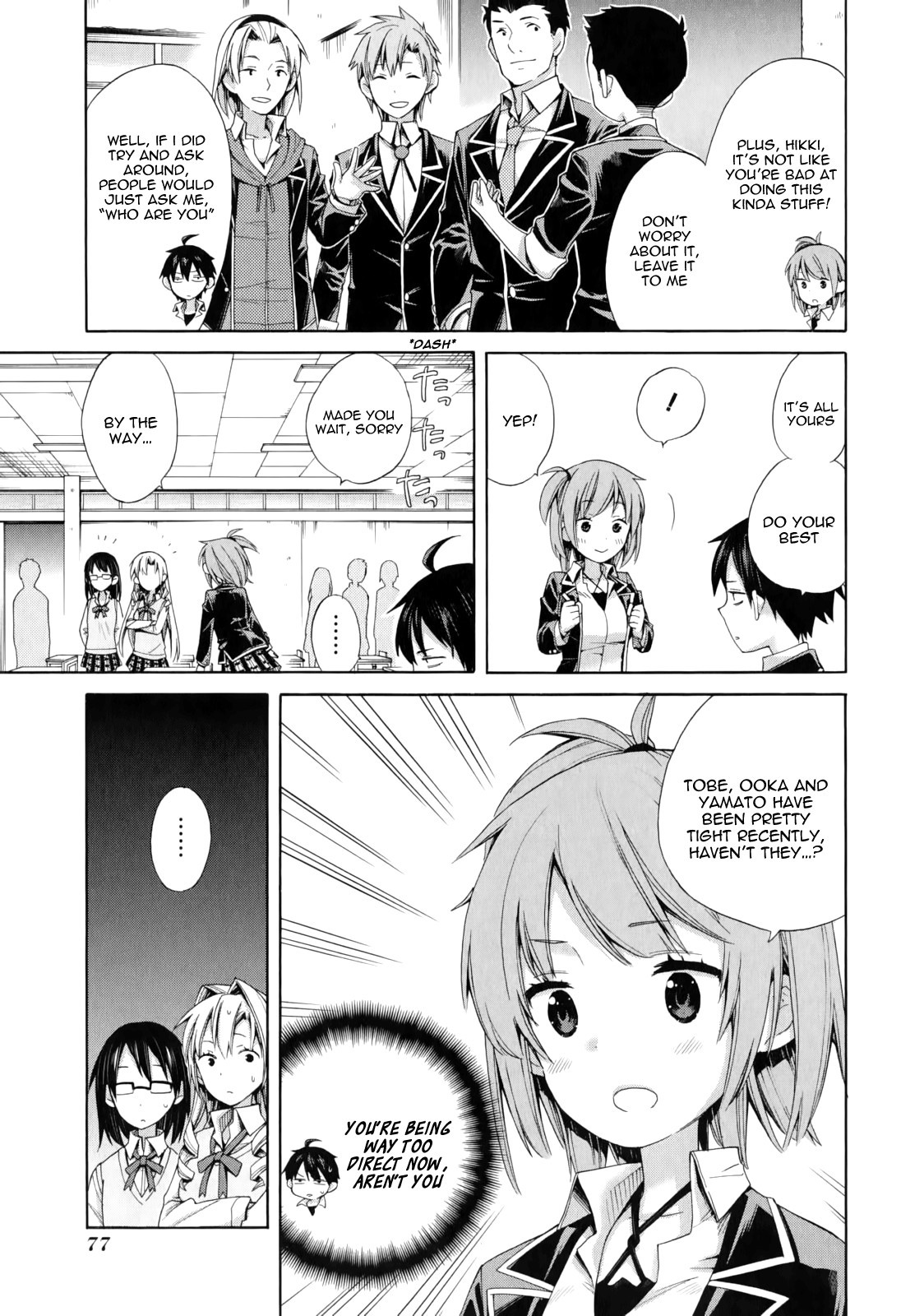 Yahari Ore no Seishun Love Come wa Machigatteiru. chapter 9 page 10