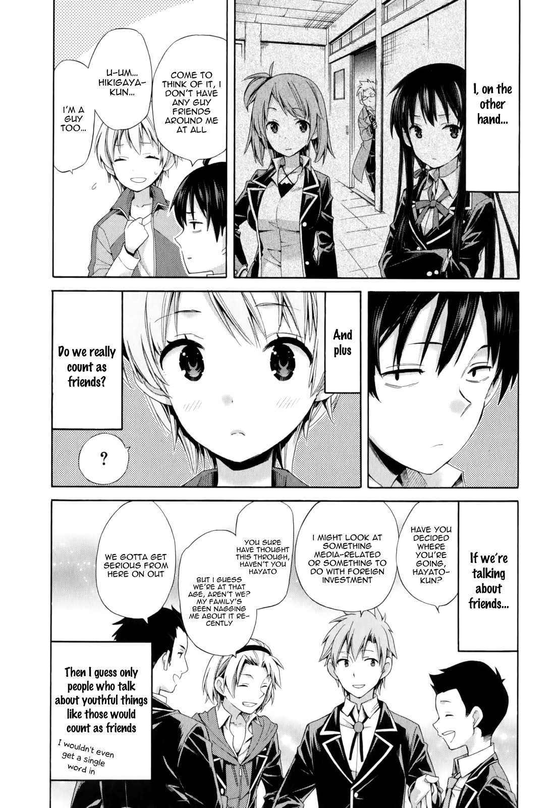 Yahari Ore no Seishun Love Come wa Machigatteiru. chapter 9 page 18