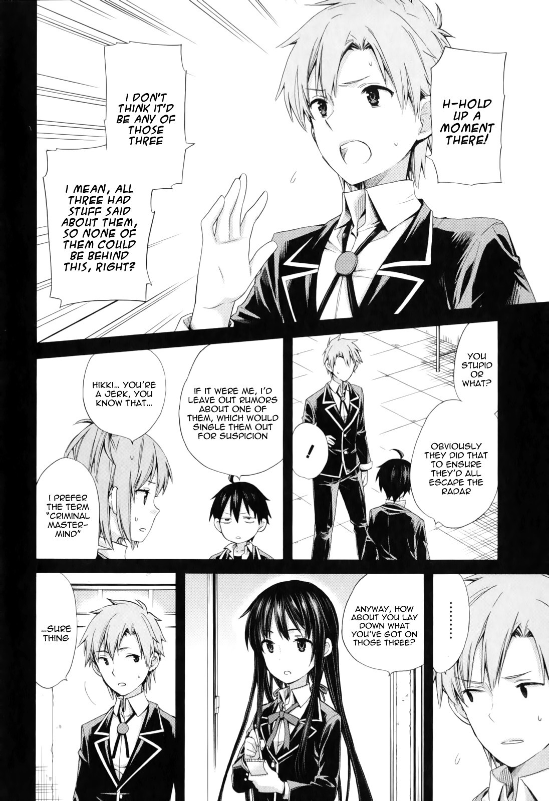 Yahari Ore no Seishun Love Come wa Machigatteiru. chapter 9 page 3