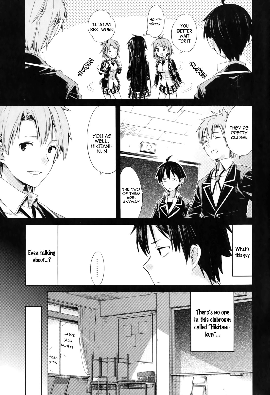 Yahari Ore no Seishun Love Come wa Machigatteiru. chapter 9 page 8
