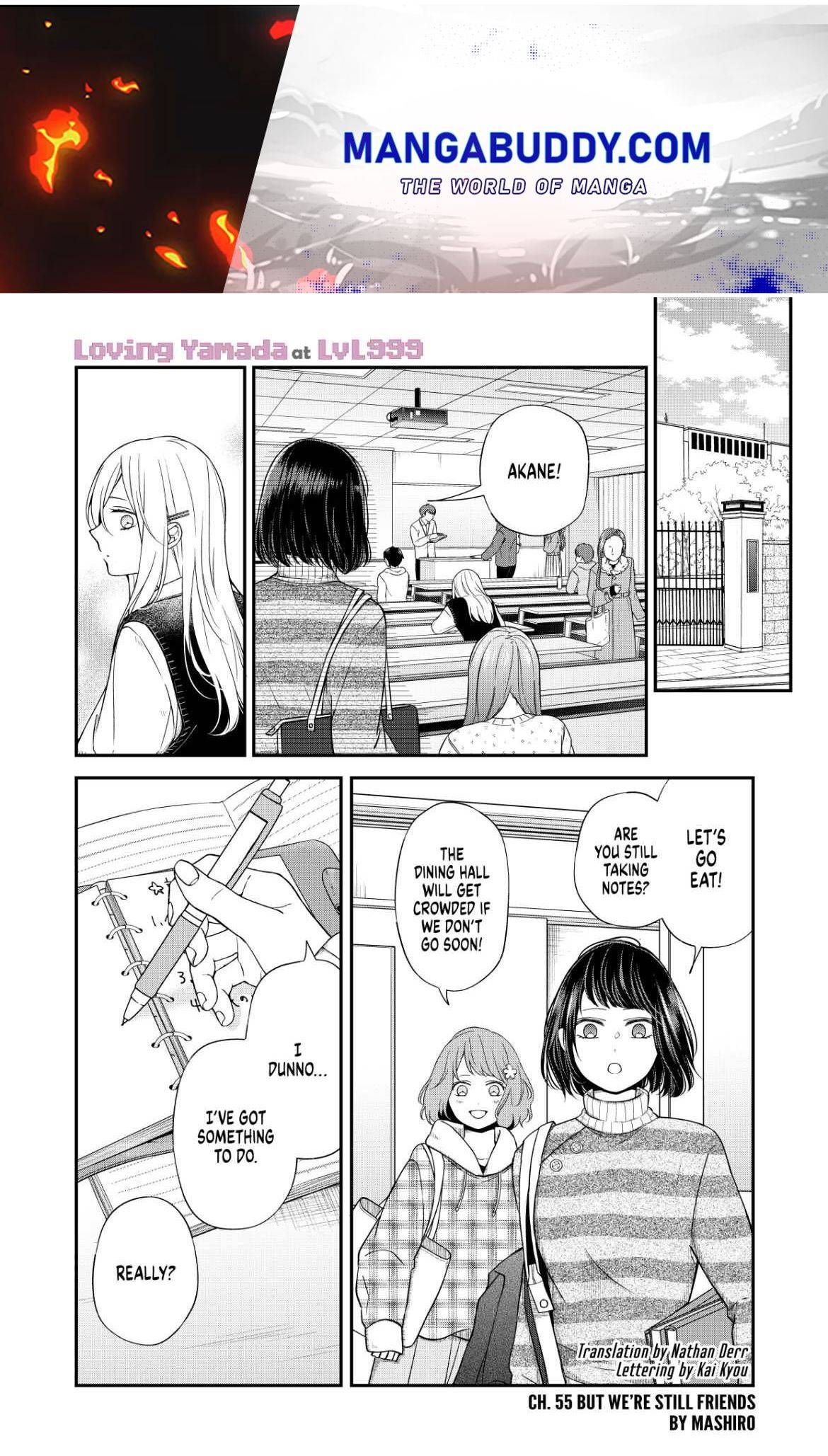 Yamada-kun to Lv999 no Koi wo Suru chapter 55 page 1