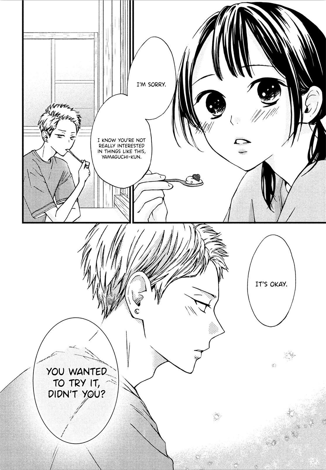 Yamaguchi-kun wa warukunai chapter 10 page 40