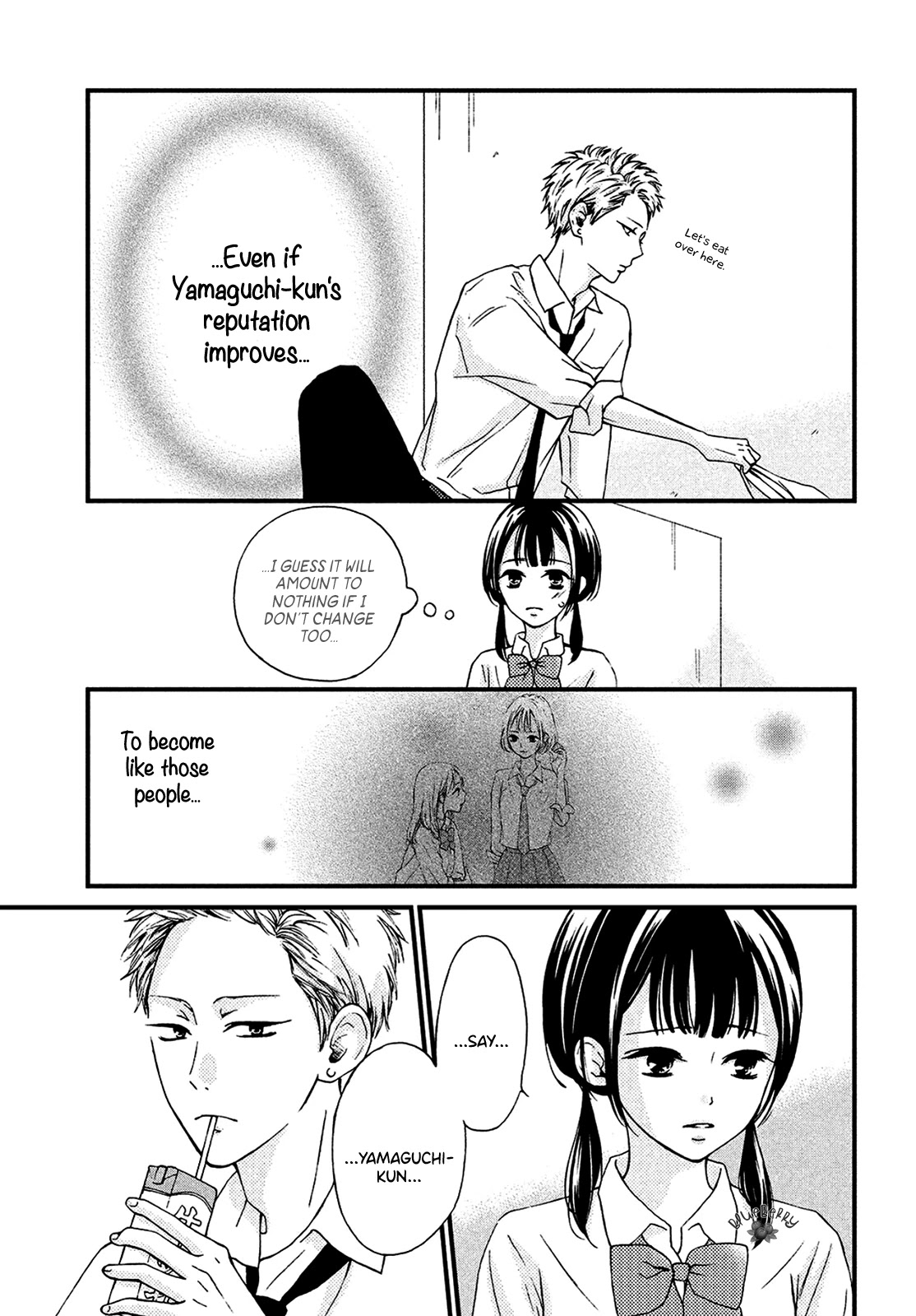 Yamaguchi-kun wa warukunai chapter 13 page 30