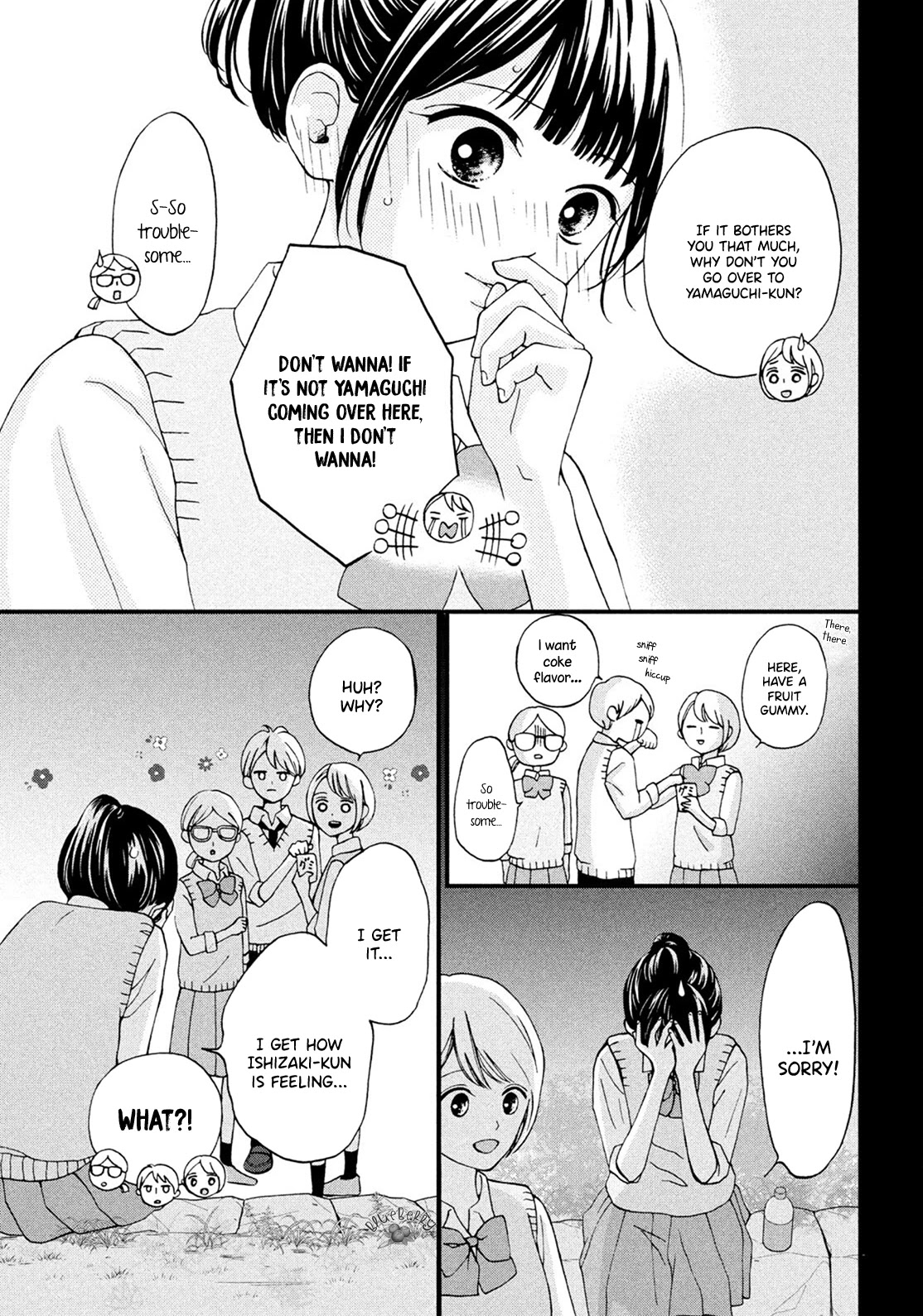 Yamaguchi-kun wa warukunai chapter 17 page 33