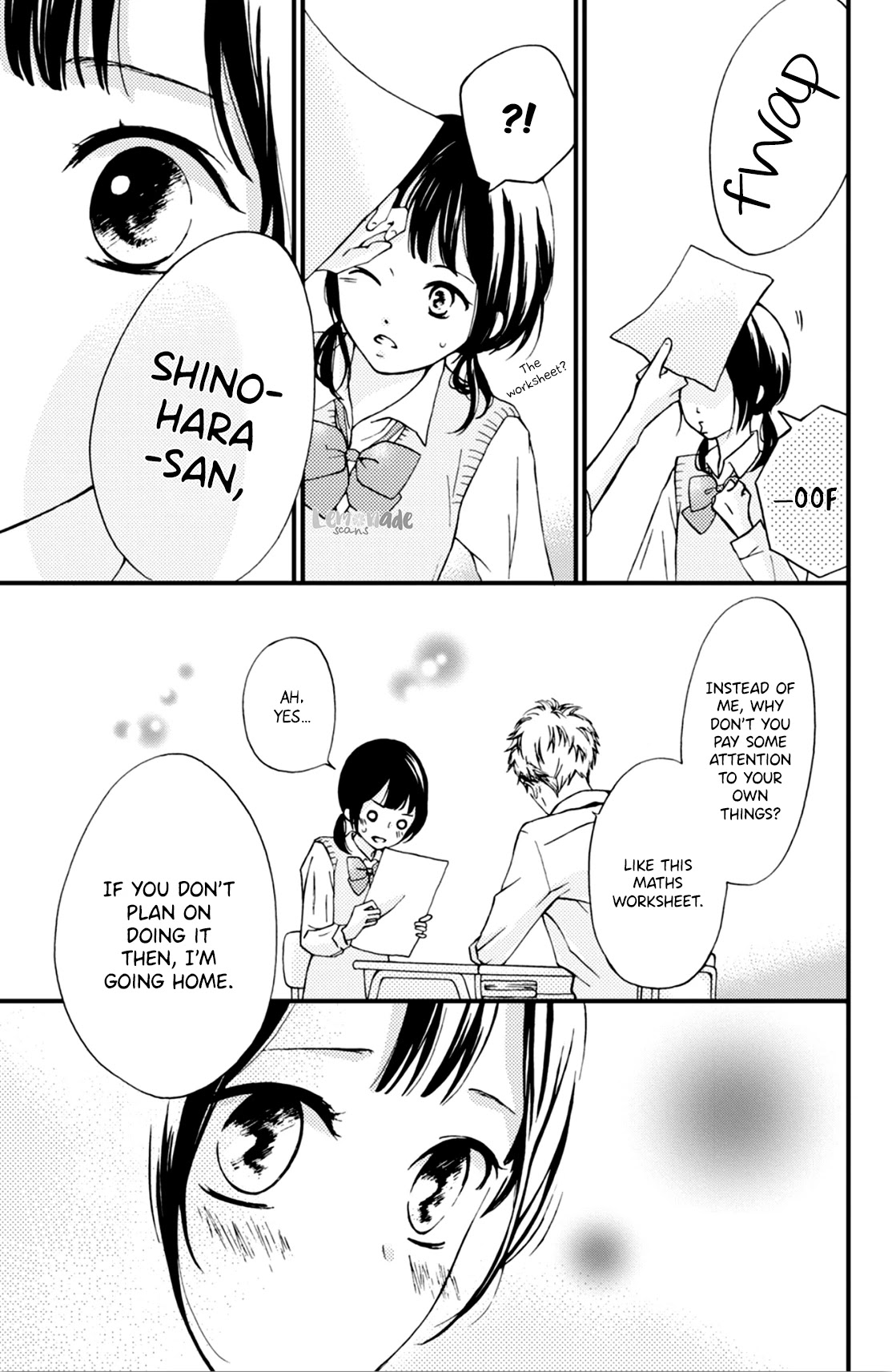 Yamaguchi-kun wa warukunai chapter 2 page 37