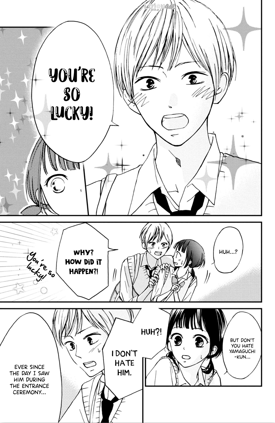 Yamaguchi-kun wa warukunai chapter 4 page 17