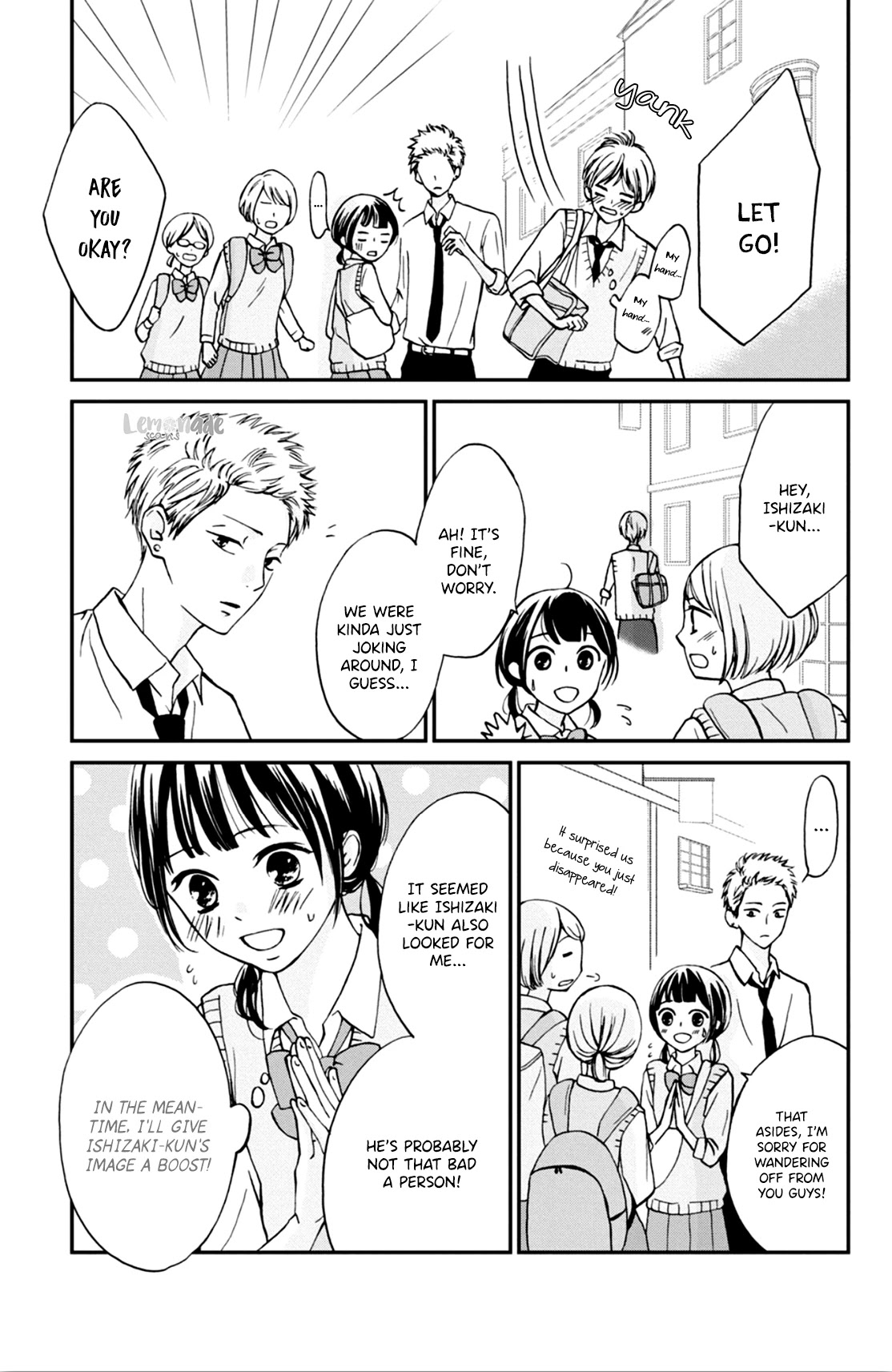 Yamaguchi-kun wa warukunai chapter 4 page 23