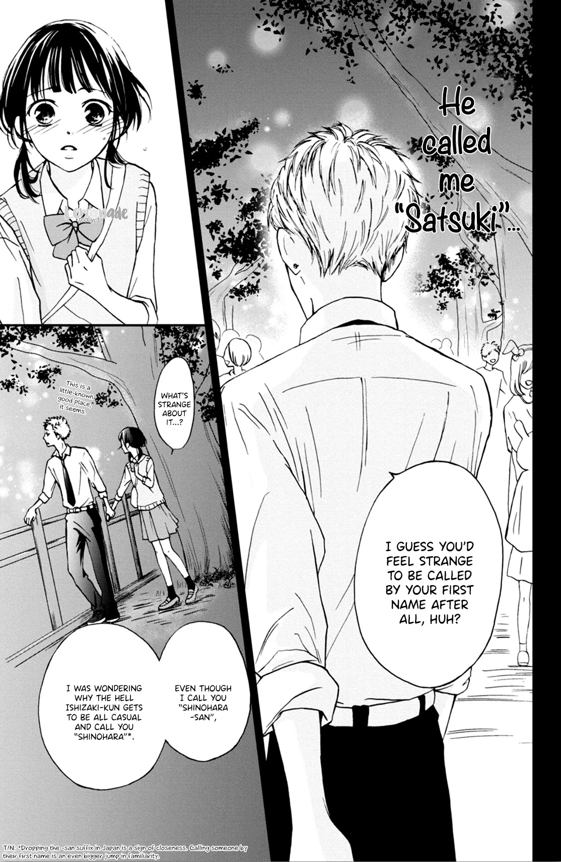 Yamaguchi-kun wa warukunai chapter 4 page 39