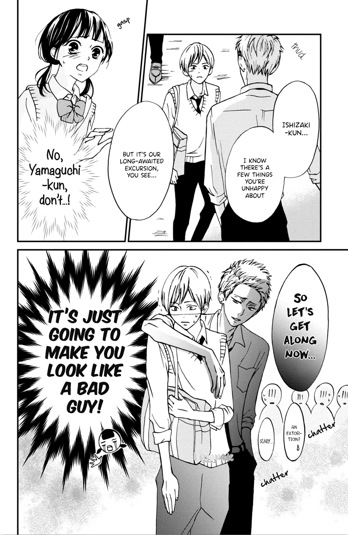 Yamaguchi-kun wa warukunai chapter 4 page 8