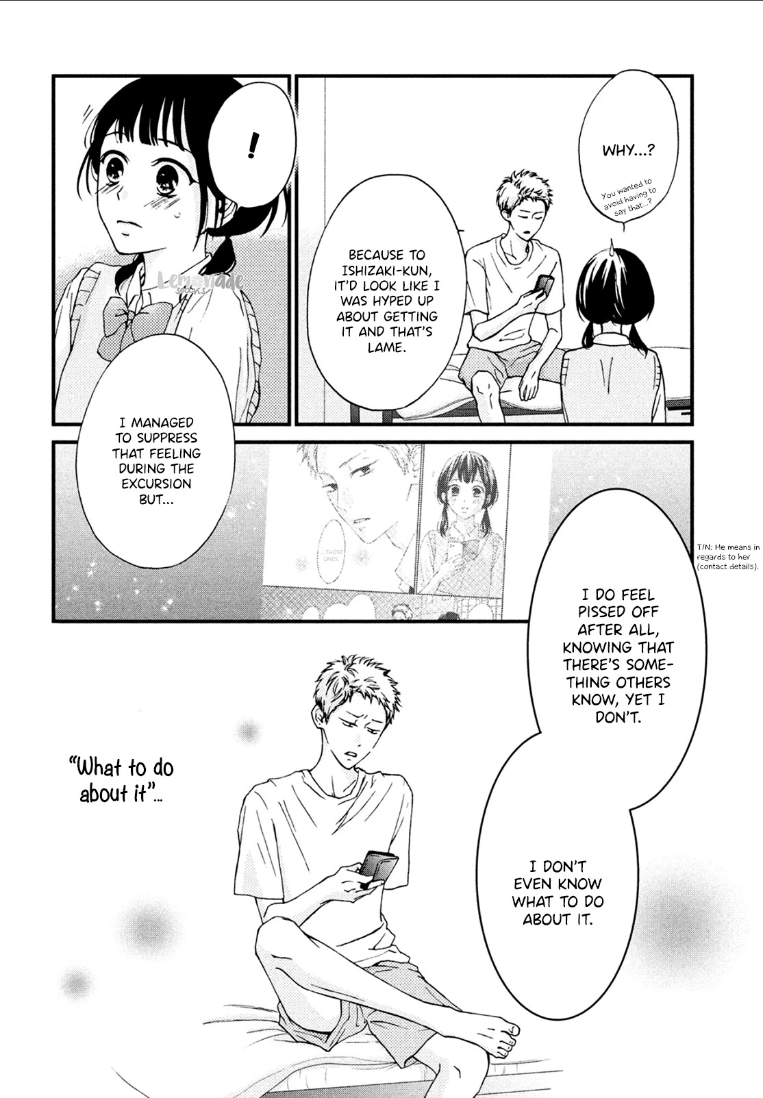 Yamaguchi-kun wa warukunai chapter 6 page 27