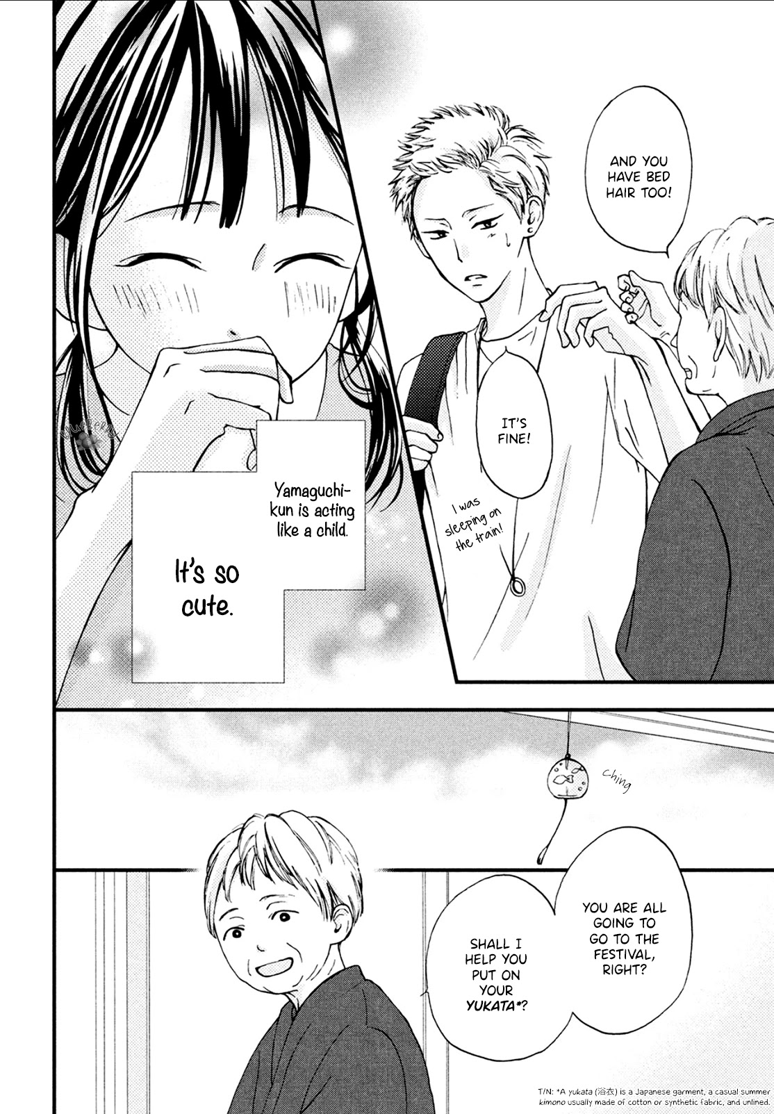 Yamaguchi-kun wa warukunai chapter 8 page 17