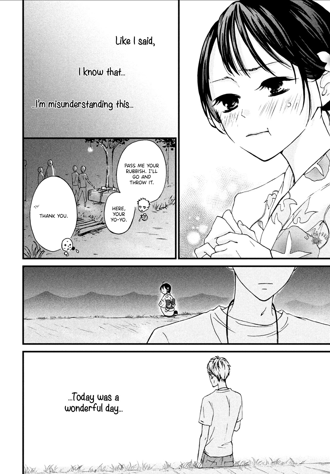 Yamaguchi-kun wa warukunai chapter 9 page 27