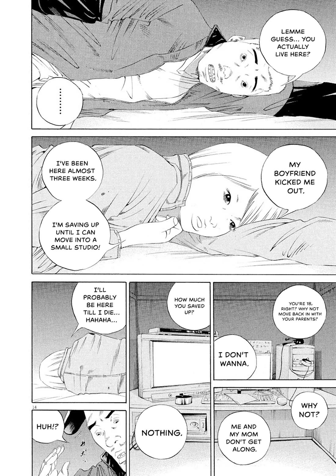 Yamikin Ushijima-kun chapter 148 page 14