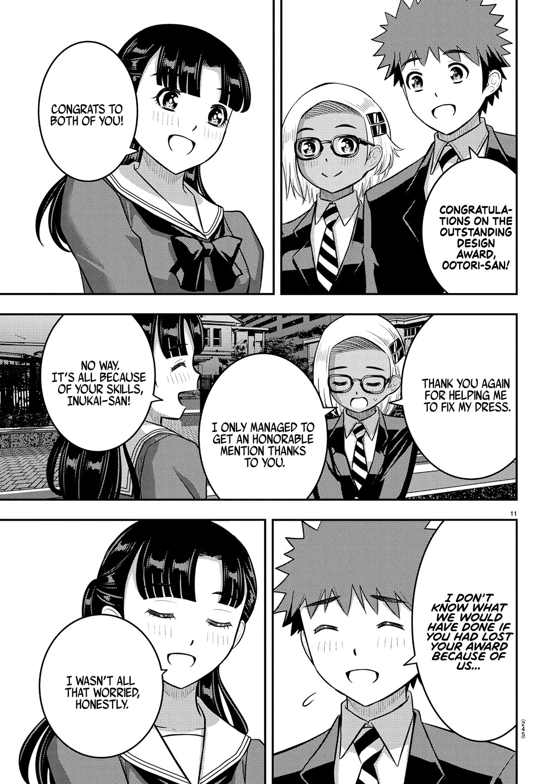 Yankee JK KuzuHana-chan chapter 245 page 11