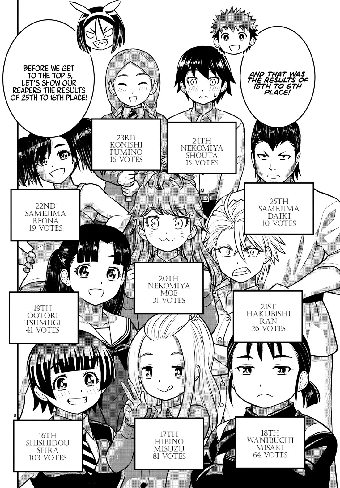 Yankee JK KuzuHana-chan chapter 250.1 page 9