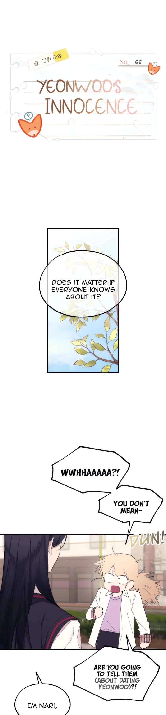 Yeonwoo's Innocence chapter 66 page 1
