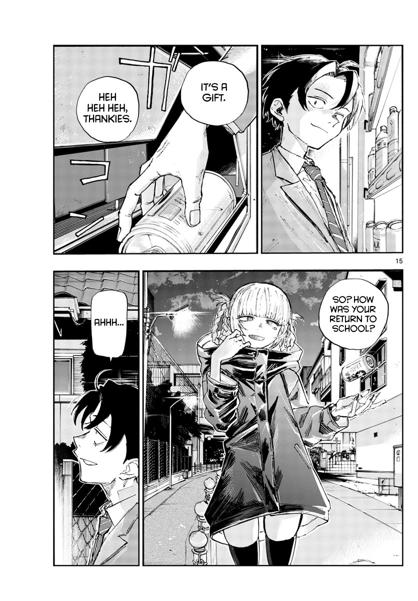 Yofukashi no Uta chapter 135 page 15