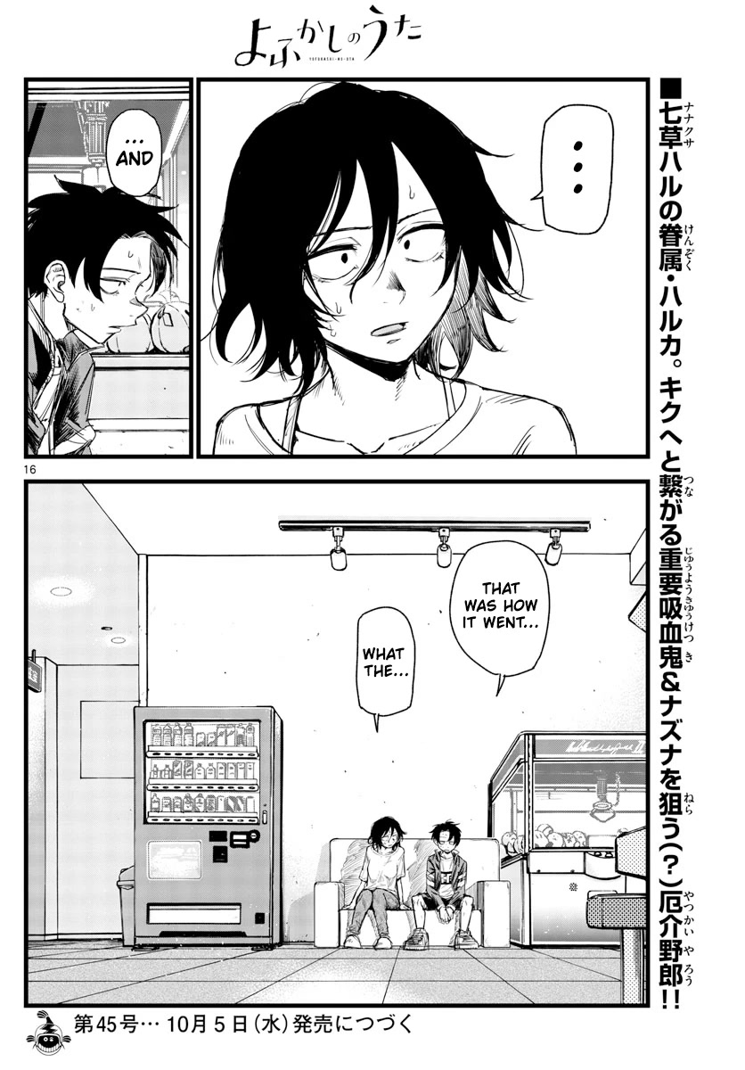 Yofukashi no Uta chapter 143 page 18