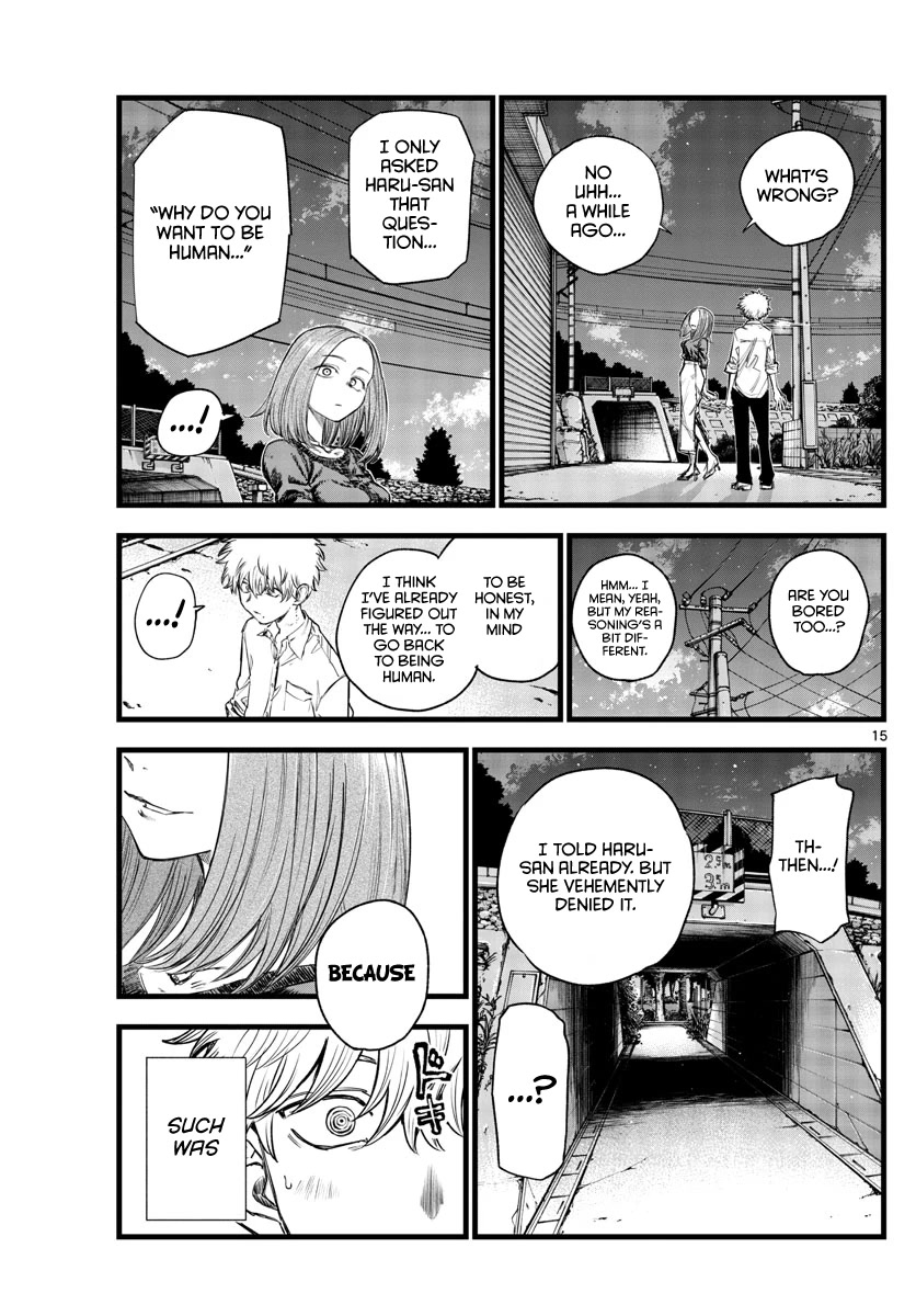 Yofukashi no Uta chapter 147 page 15