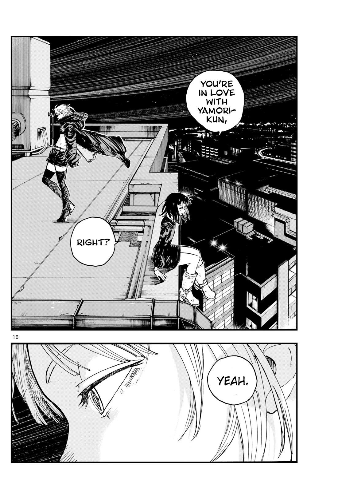 Yofukashi no Uta chapter 171 page 16
